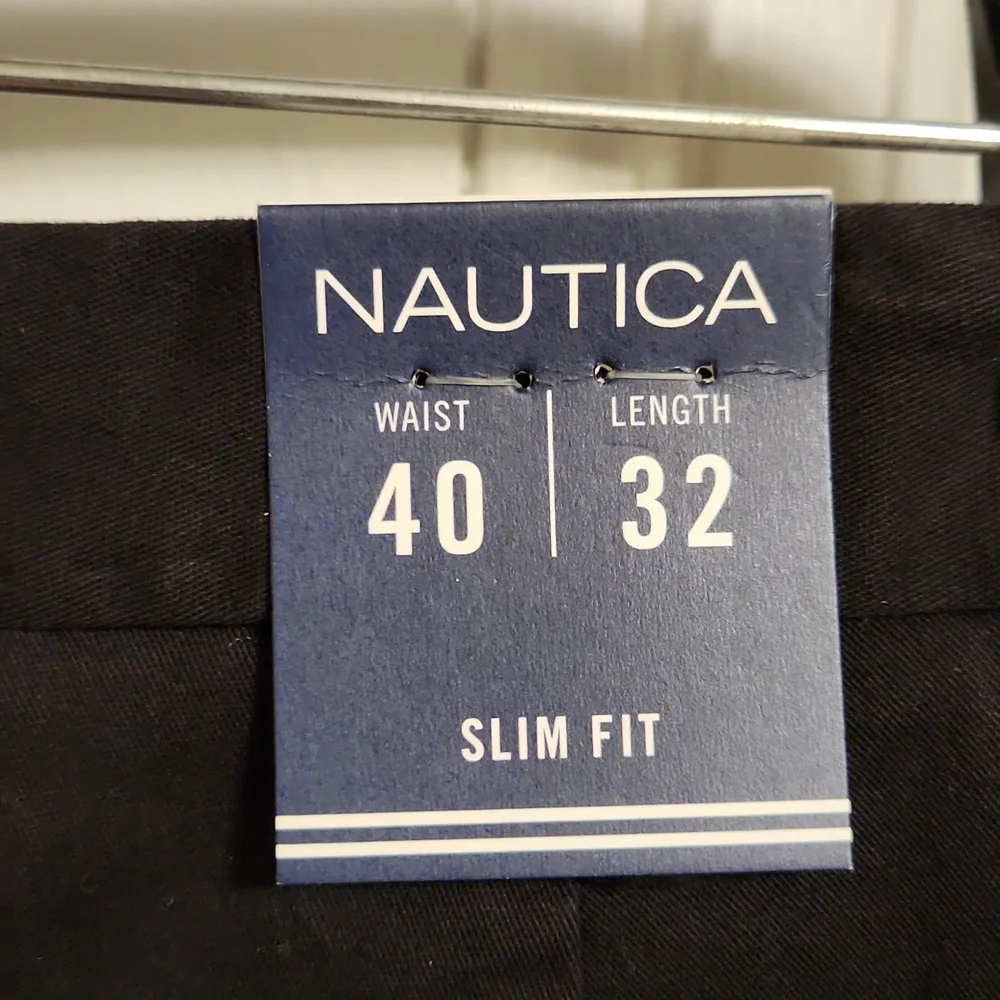 Nautica Black Slim Fit Pants